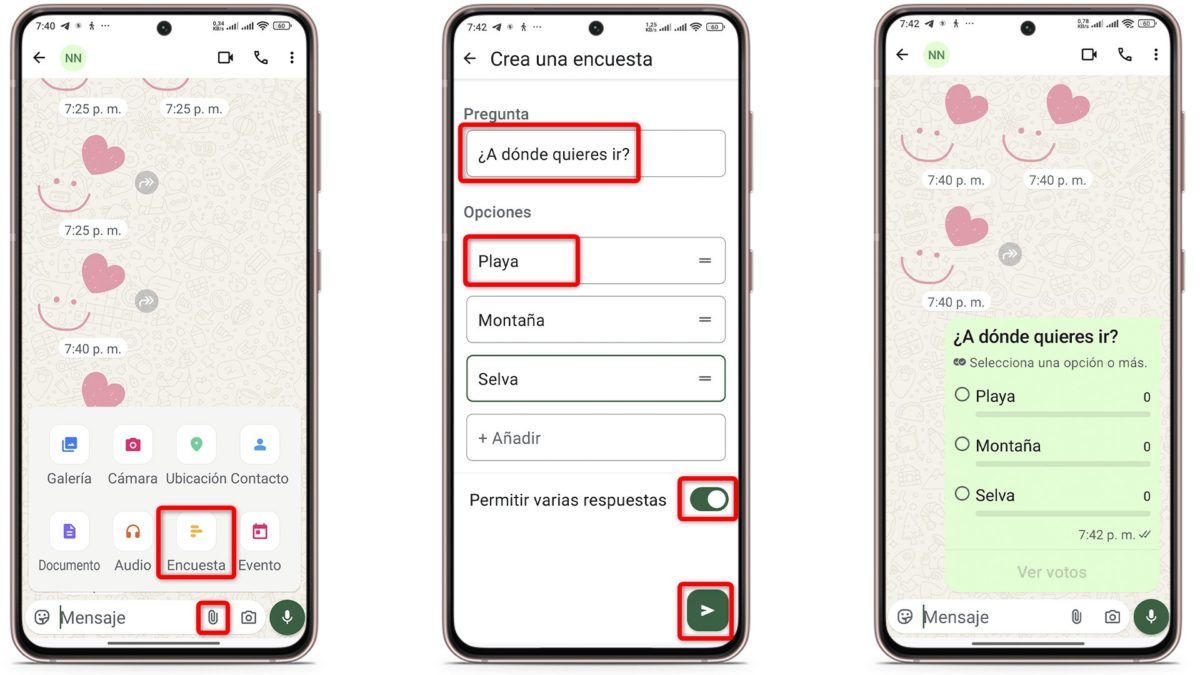 Pasos para crear encuestas en WhatsApp fácilmente