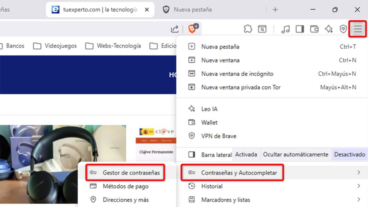 Cómo exportar marcadores y contraseñas de Google Chrome a otro navegador 7 Pasos para exportar marcadores a Brave-2