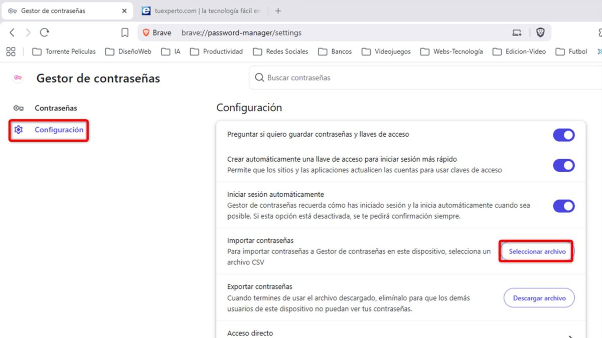 Cómo exportar marcadores y contraseñas de Google Chrome a otro navegador 8 Cómo exportar marcadores a Brave-3