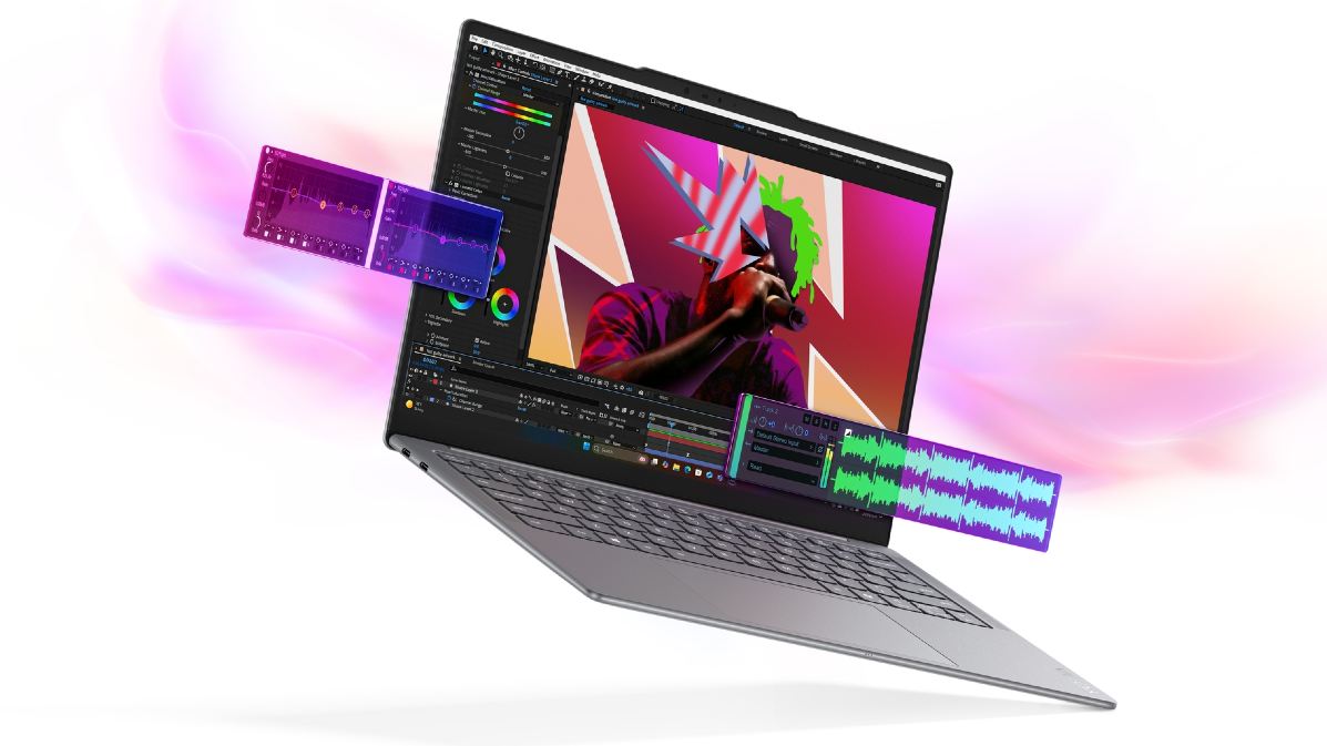 Lenovo Yoga, portátiles versátiles para profesionales creativos con la IA de Copilot+ 4 Lenovo Slim 7i Aura Edition
