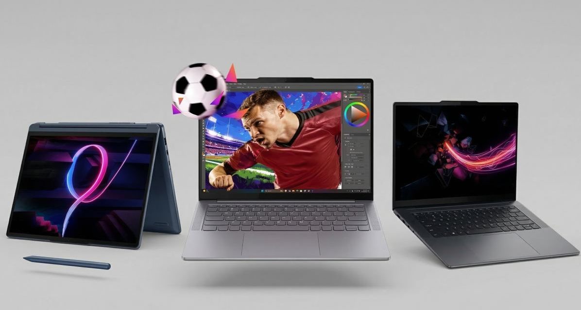 Lenovo Yoga, portátiles versátiles para profesionales creativos con la IA de Copilot+