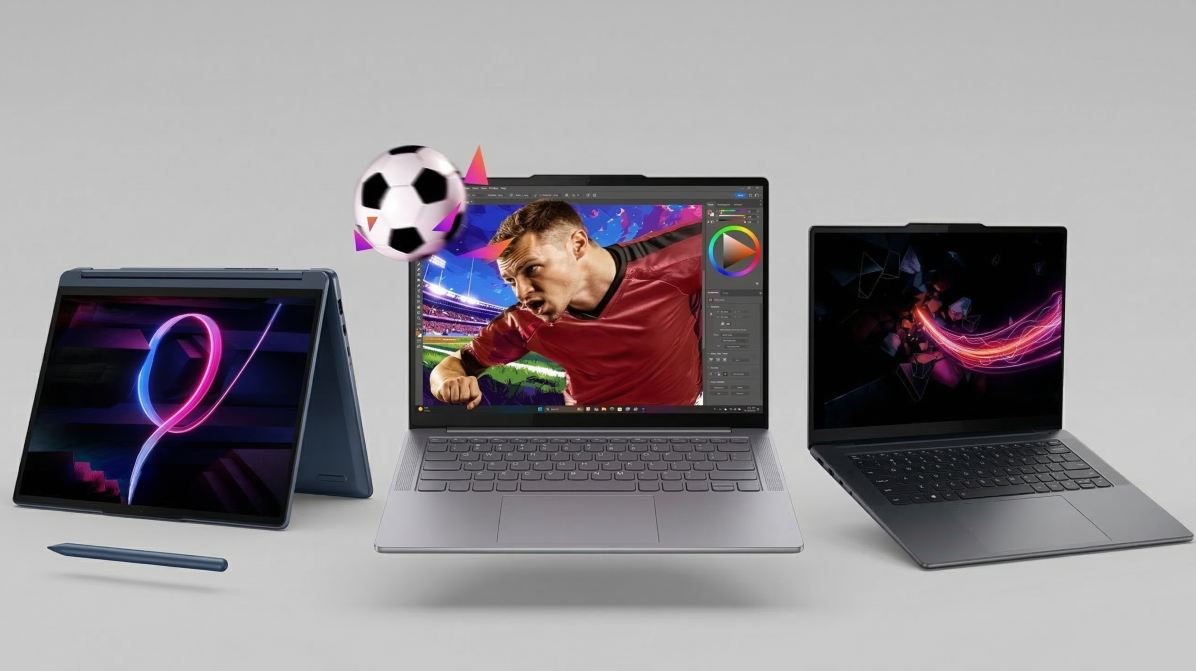 Lenovo Yoga, portátiles versátiles para profesionales creativos con la IA de Copilot+ 1 Lenovo Yoga 2026