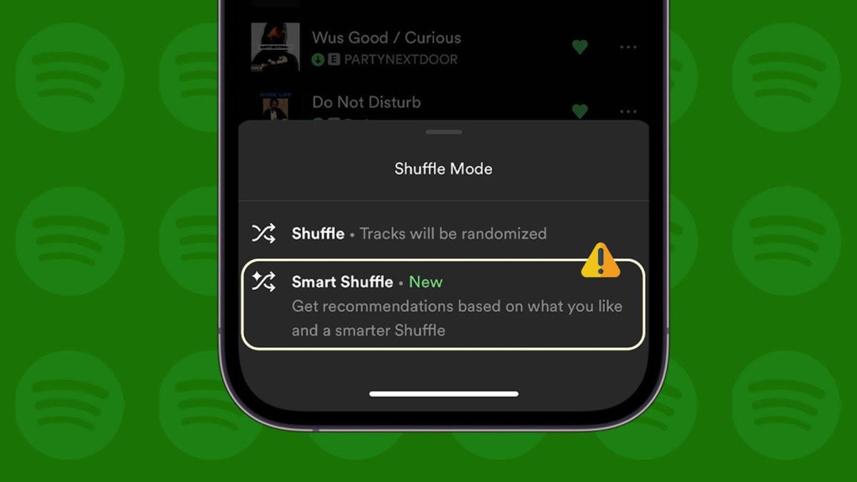 Trucos ocultos de Spotify - Smart Shuffle