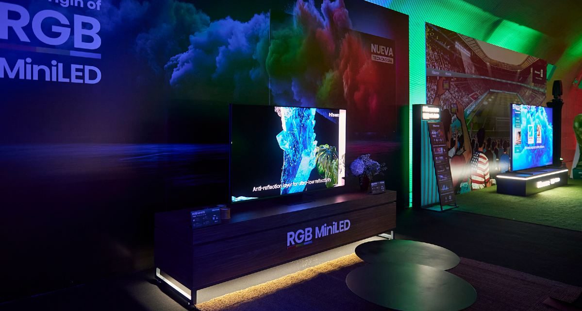 Cómo mejora la IA la calidad de imagen de los televisores RGB MiniLED de Hisense