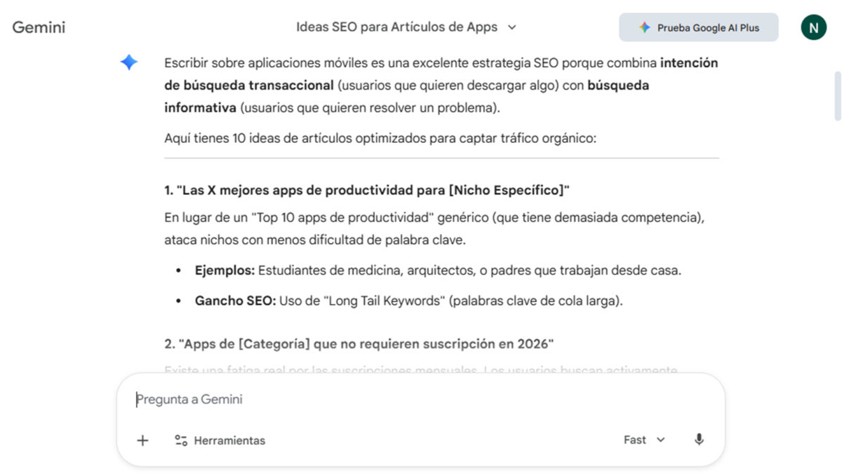 7 usos de la IA que te ahorran tiempo cada día 5 7 usos de la IA que te ahorran tiempo cada día - Generar ideas de contenido que sí funcionan