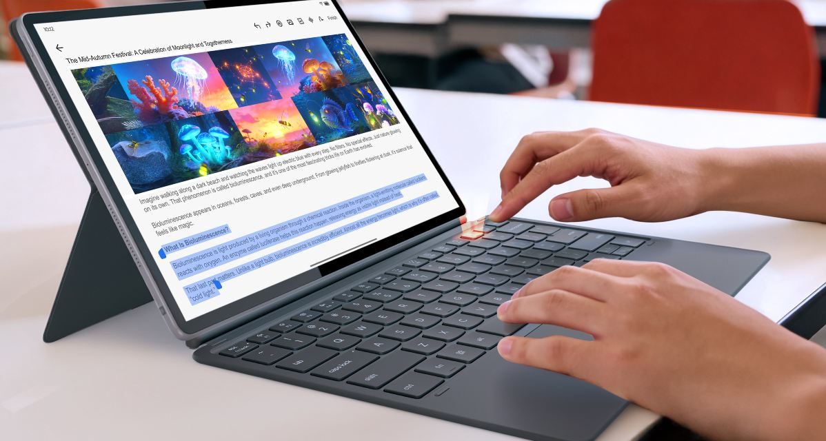 Lenovo Idea Tab Pro Gen 2, una tableta de 13 pulgadas con funciones de IA para estudiar