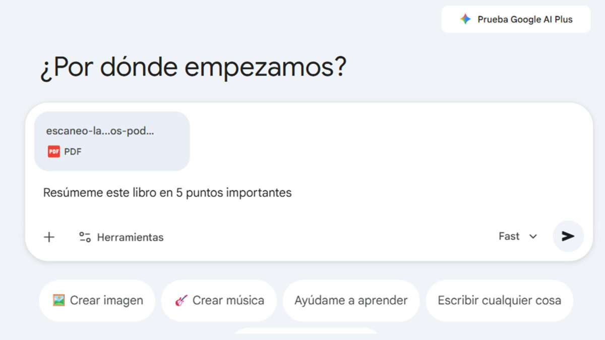 7 usos de la IA que te ahorran tiempo cada día 2 7 usos de la IA que te ahorran tiempo cada día - Resumir cualquier texto