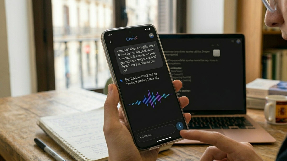 Cómo funciona Gemini para estudiantes: 7 trucos para estudiar de forma más eficiente 3 usar gemini como Tutor de idiomas en tiempo real