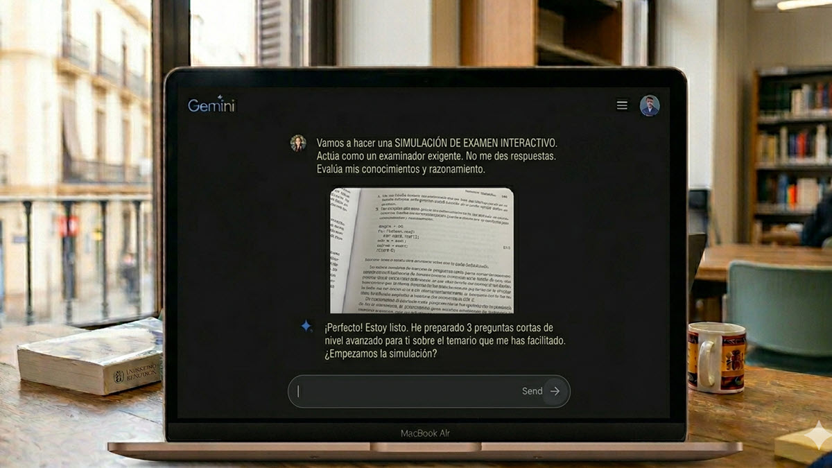 Cómo funciona Gemini para estudiantes: 7 trucos para estudiar de forma más eficiente 2 usar Gemini como un simulador de examen