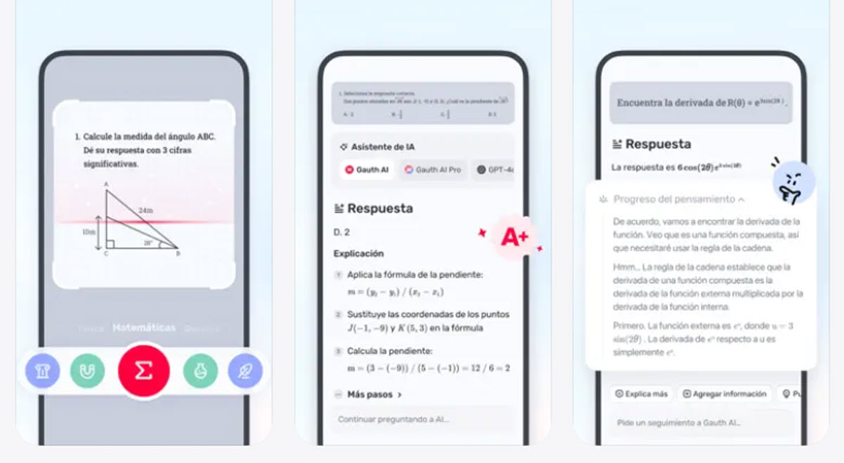 ¿Es fiable el asistente de IA Gauth para estudiar Matemáticas? Esta ha sido mi experiencia con la app 2 asistente de IA Gauth para estudiar Matemáticas