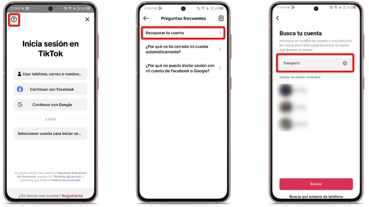 Cómo recuperar mi cuenta bloqueada de TikTok en 2026: todos los pasos a seguir 5 Cómo recuperar mi cuenta bloqueada de TikTok - Con amigos y conocidos
