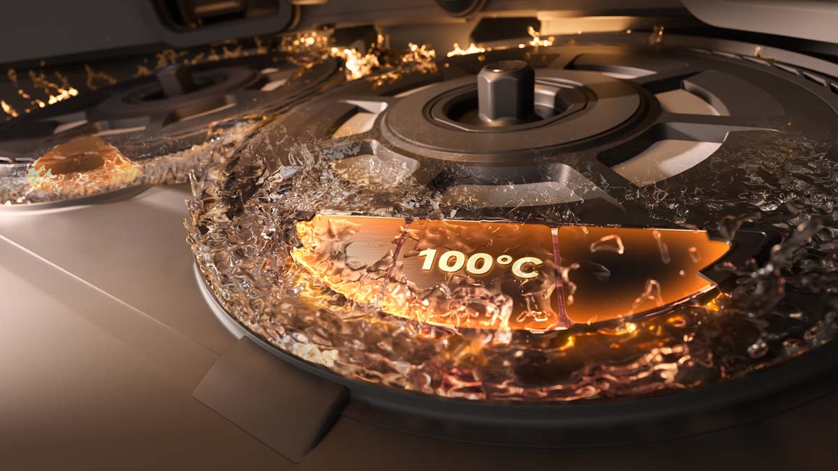 Dreame X60 Pro Ultra, el robot aspirador que llega donde otros no pueden con sus brazos biónicos extensibles 6 Dreame ThermoHub Mop Self-Cleaning-100