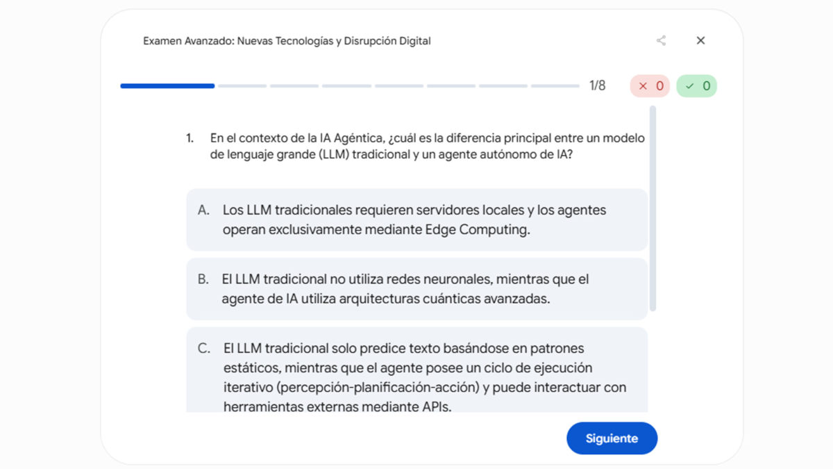 Consejos para aprovechar la IA de Gemini para estudiar - Preguntas tipo examen