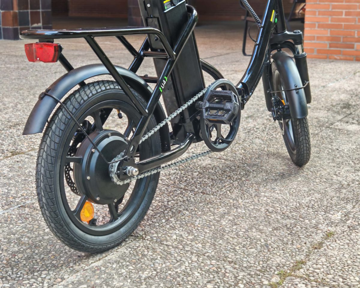 isinwheel U4, una bicicleta eléctrica plegable con 500 W de potencia y 88 km de autonomía 6 isinwheel U4 (8)