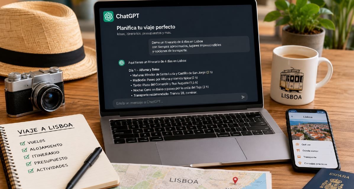 Los 8 mejores ‘prompts’ de ChatGPT para organizar viajes