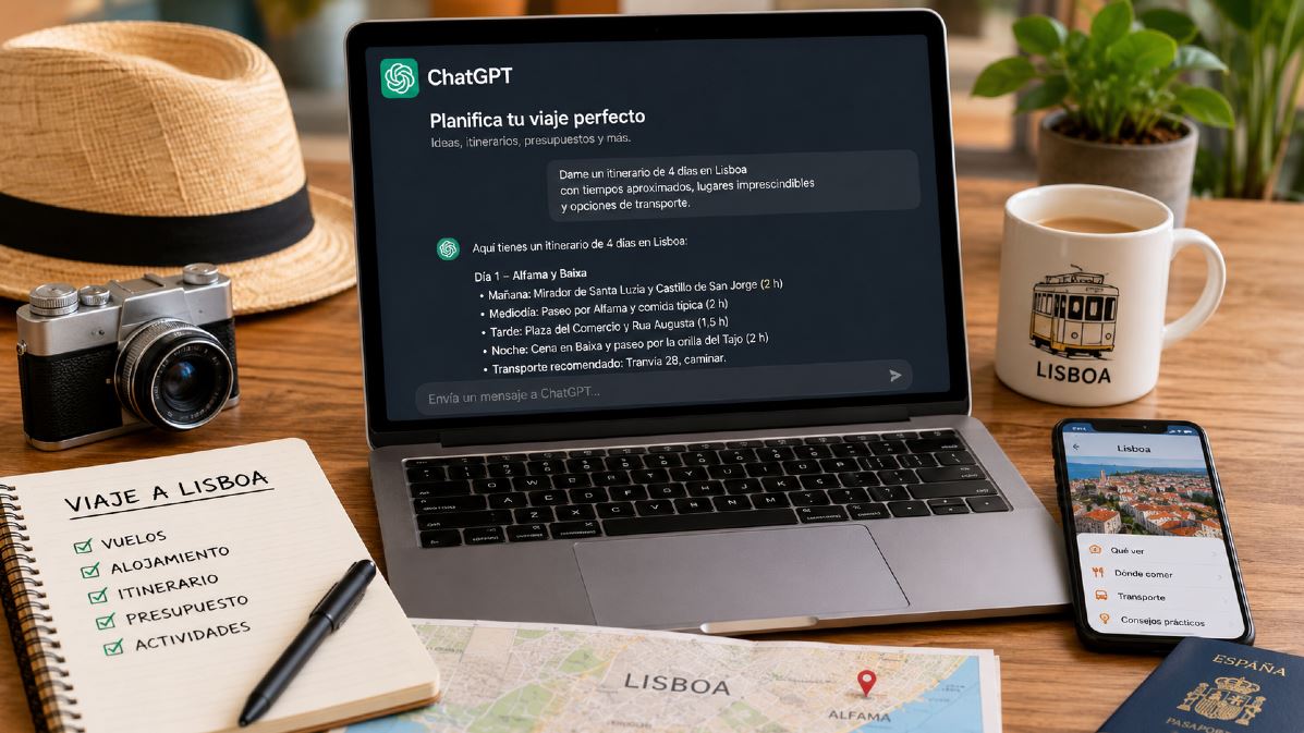 Los 8 mejores prompts de ChatGPT para organizar viajes