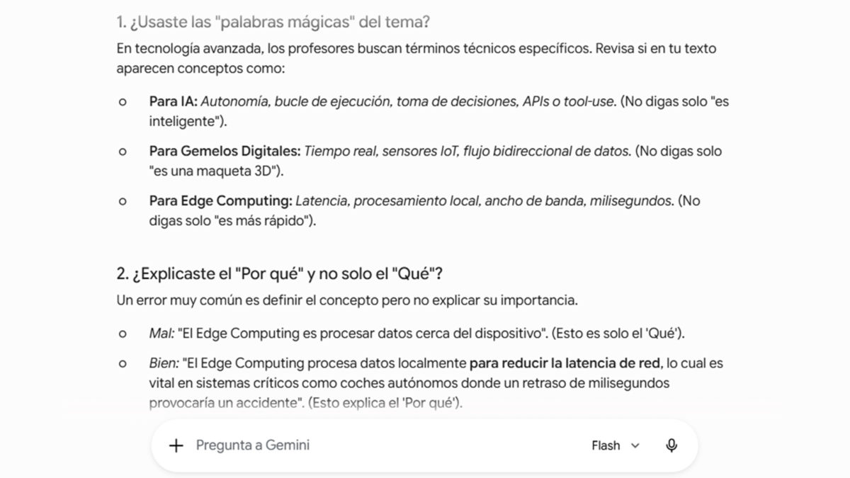 Consejos para aprovechar la IA de Gemini para estudiar - Úsalo para pensar mejor