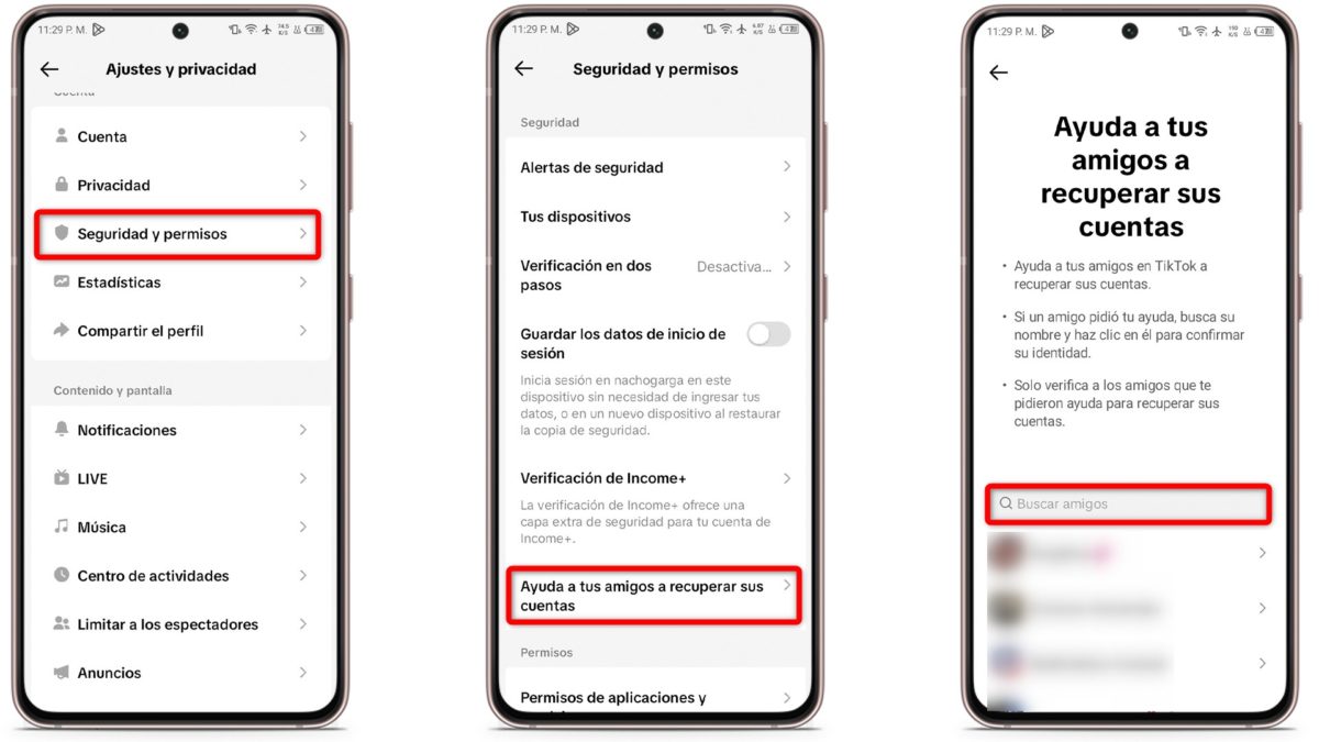 Cómo recuperar mi cuenta bloqueada de TikTok en 2026: todos los pasos a seguir 7 Pedir ayuda a tus amigos para recuperar tu cuenta de TikTok