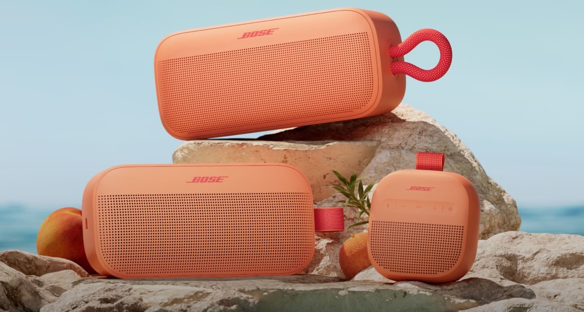 Los altavoces portátiles de Bose se renuevan con el veraniego color Sunset Peach