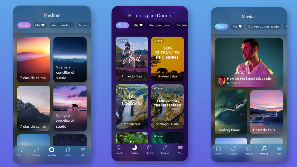 Apps para relajarse y reducir el estrés en 2026 - Calm