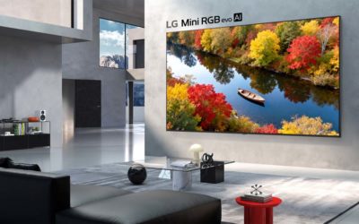 LG MRGB evo AI, televisores LED de hasta 100 pulgadas con mucha precisión de color y Anti-reflejos Pro