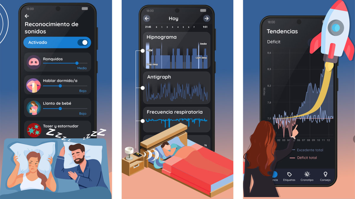 Apps para relajarse y reducir el estrés en 2026 - Sleep as Android