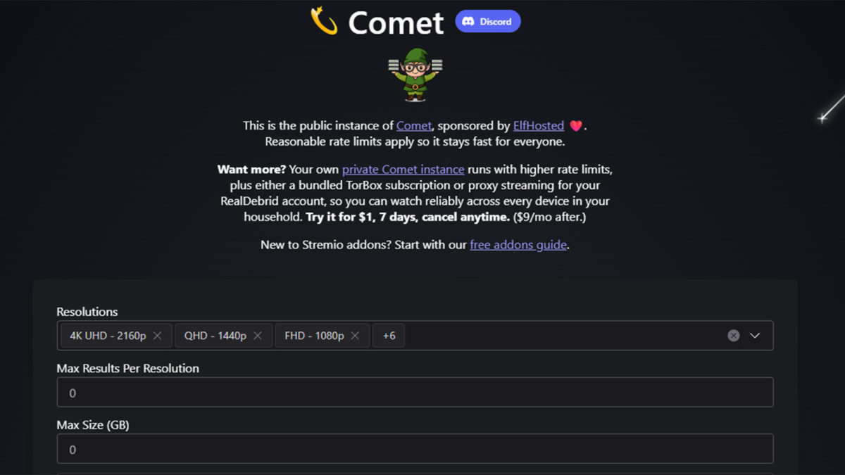 Mejores addons para ver películas y series en Stremio en 2026 - Comet