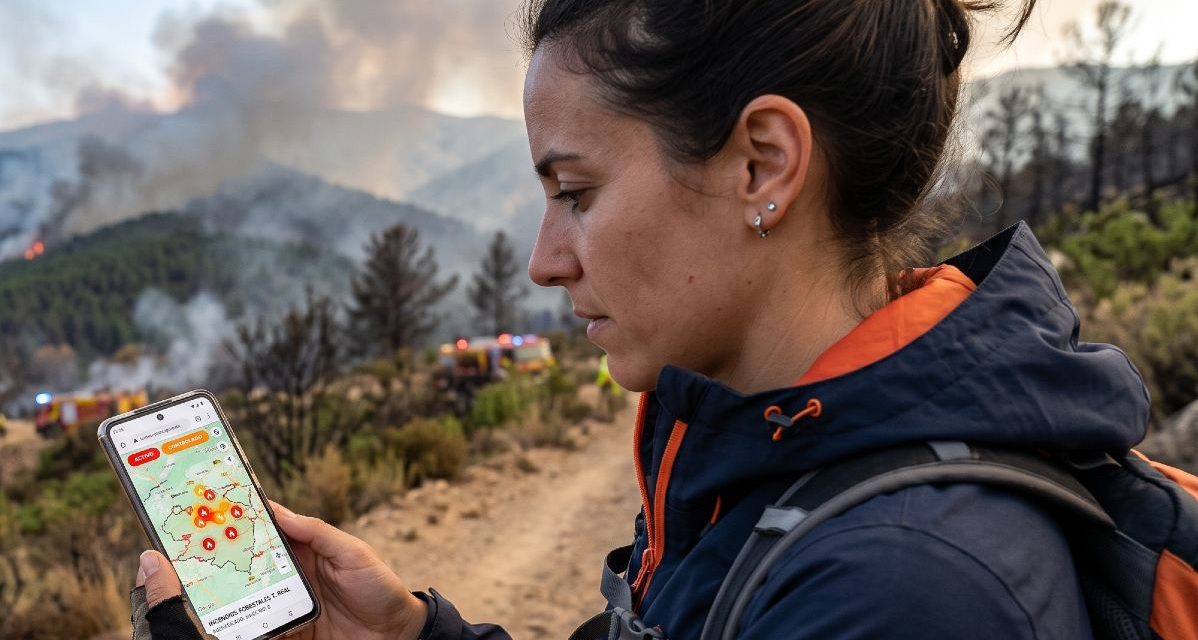 Cómo consultar el estado de los incendios forestales en tiempo real desde el móvil