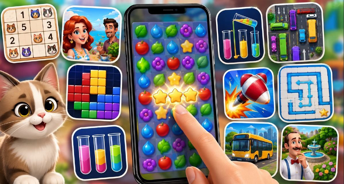 Los 8 mejores juegos de puzles para móvil gratis de 2026