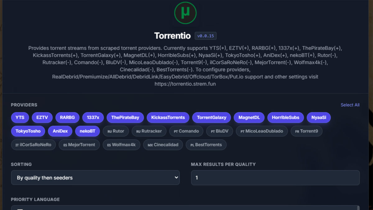 Mejores addons para ver películas y series en Stremio en 2026 - Torrentio