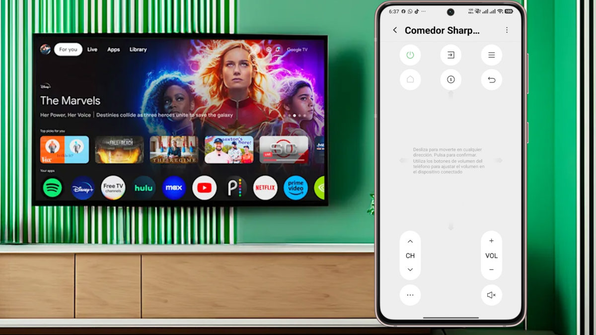 5 trucos de Google TV - Usa tu mĂłvil como mando