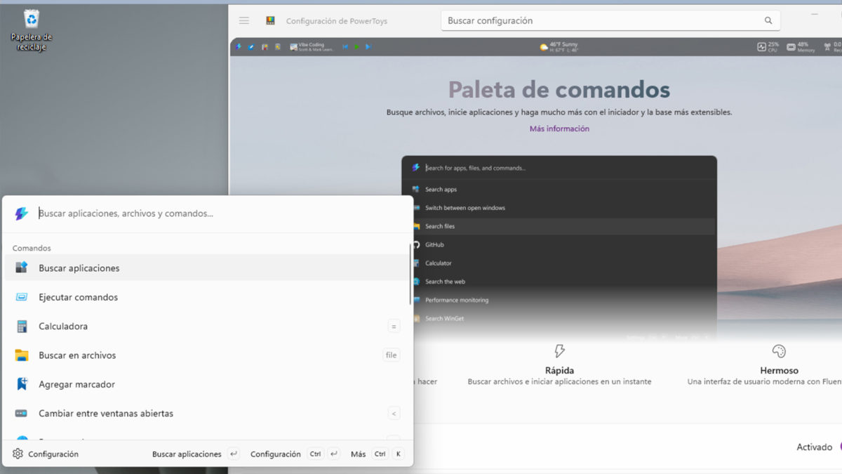 7 utilidades de PowerToys - Command Palette