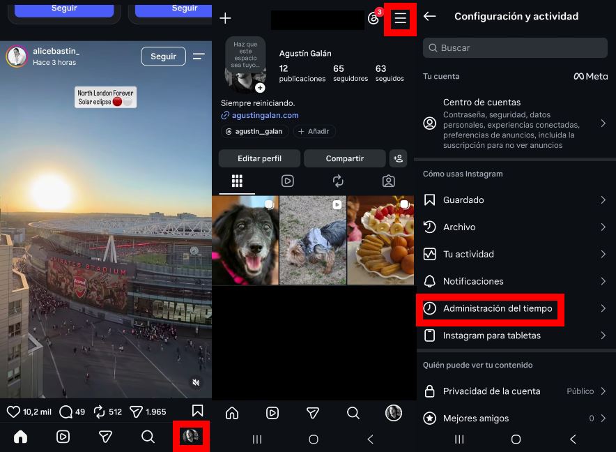 Cómo poner límite de tiempo en Instagram, guía paso a paso 1