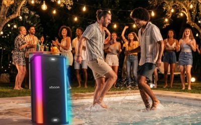 LG xboom STAGE 501, un altavoz de gran potencia con IA para organizar karaokes