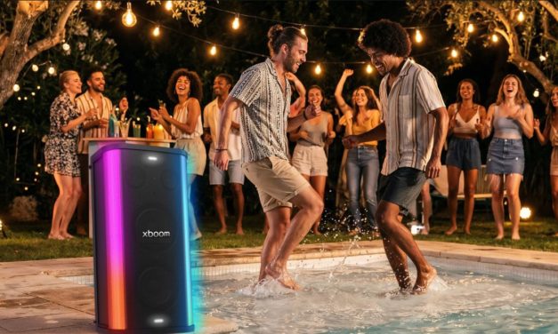 LG xboom STAGE 501, un altavoz de gran potencia con IA para organizar karaokes