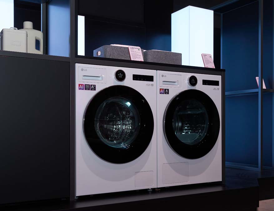 2. LG Fit & Max Washer and Dryer Pair