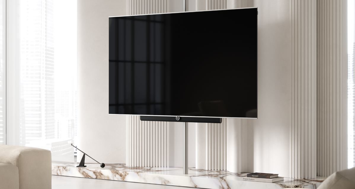 Loewe antares, un televisor OLED con acabados intercambiables para personalizarlo