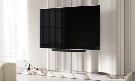 Loewe antares, un televisor OLED con acabados intercambiables para personalizarlo