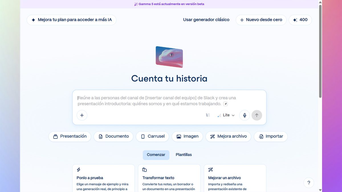 mejores IA para hacer presentaciones profesionales en 2026 - Gamma