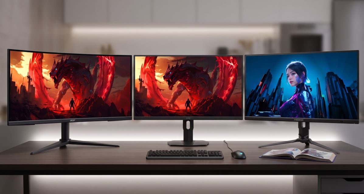 Acer renueva sus monitores ‘gaming’ con tecnología DFR y tasas de refresco de hasta 520 Hz