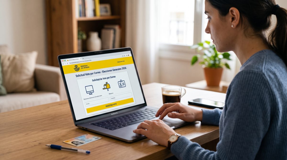 Cómo solicitar el voto por correo online para las Elecciones Generales de 2026