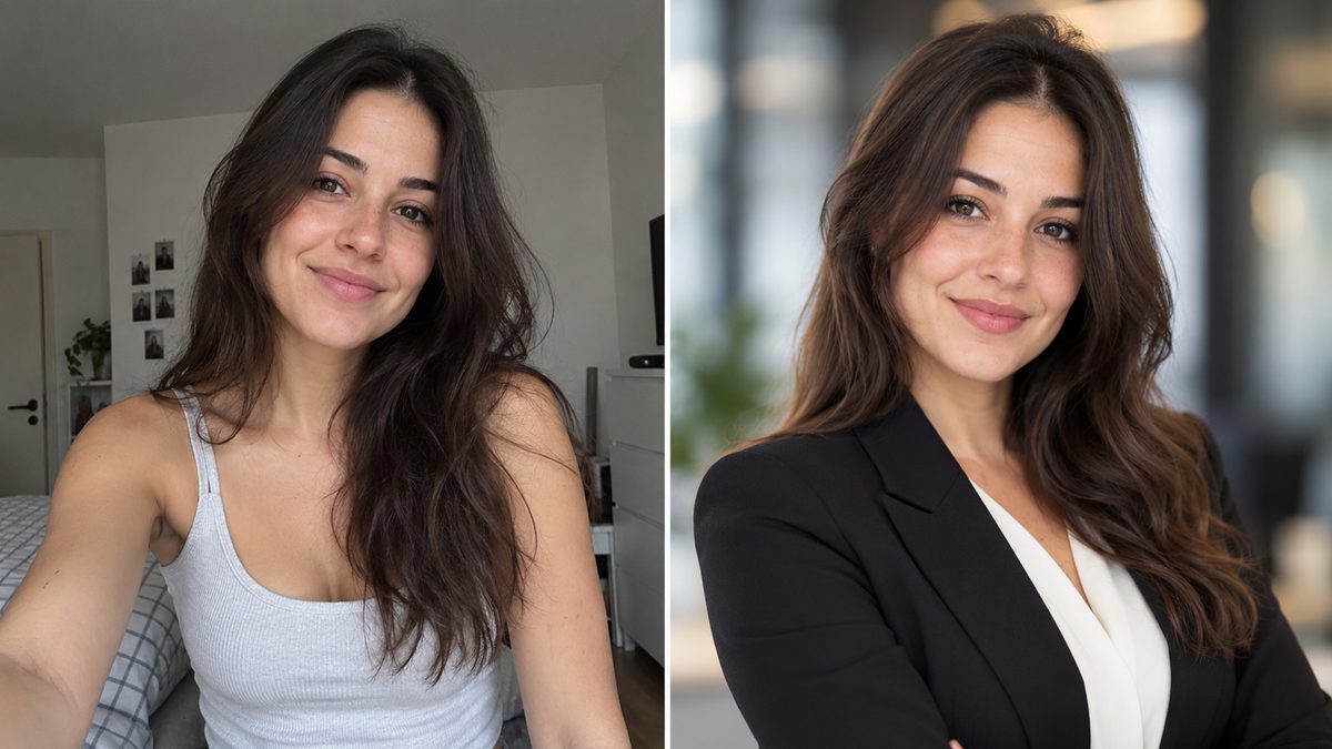 Mejores comandos para editar fotos en ChatGPT- Convertir una foto en retrato profesional