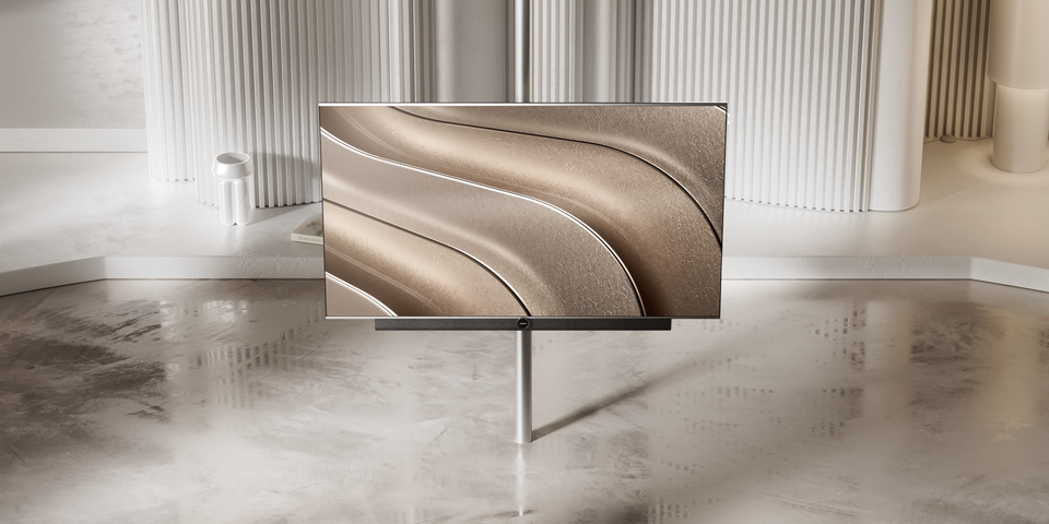 Loewe antares 65 SET, un televisor OLED de diseño con barra de sonido modular