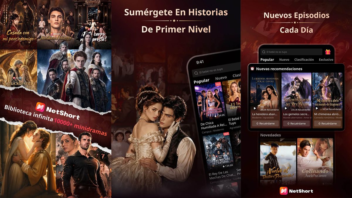mejores aplicaciones para ver dramas cortos gratis-NetShort, para descubrir miniseries diferentes
