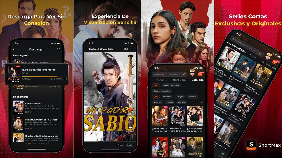 mejores aplicaciones para ver dramas cortos gratis-ShortMax, para salir de los romances de siempre
