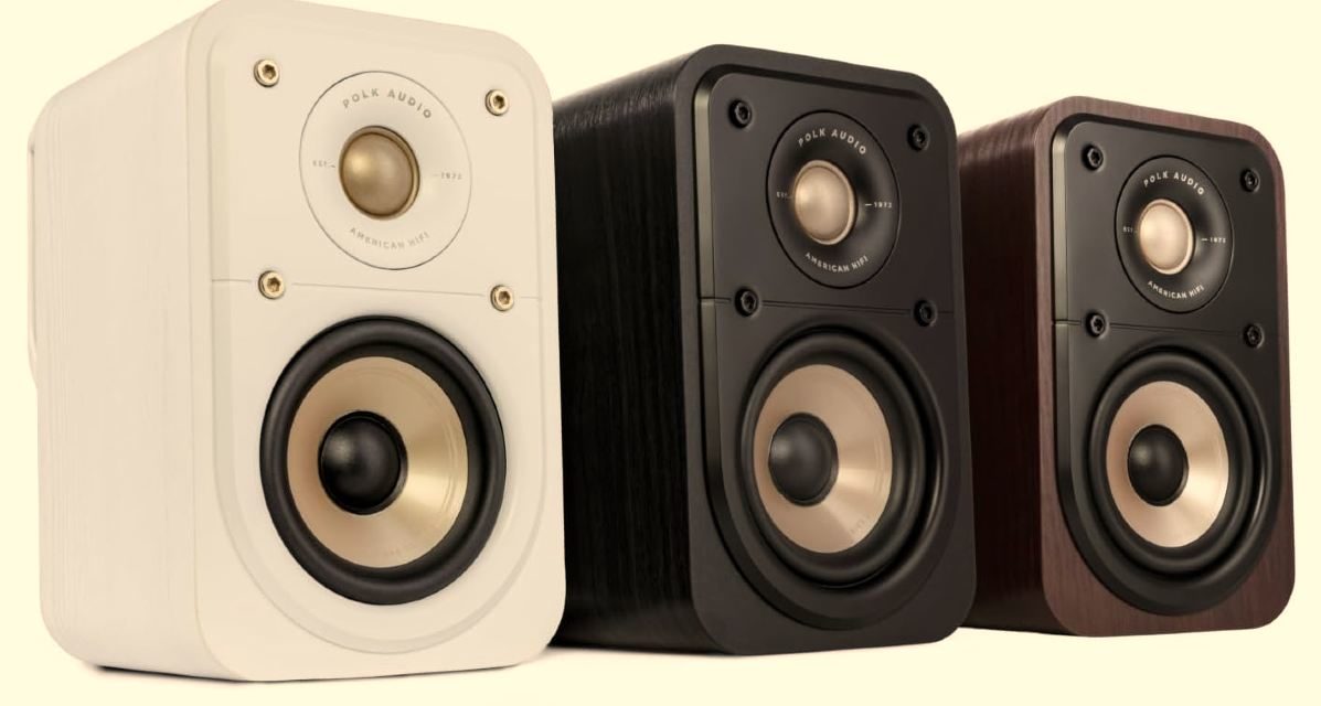 Polk Audio Signature Elite ES10, altavoces de estantería compactos con graves profundos