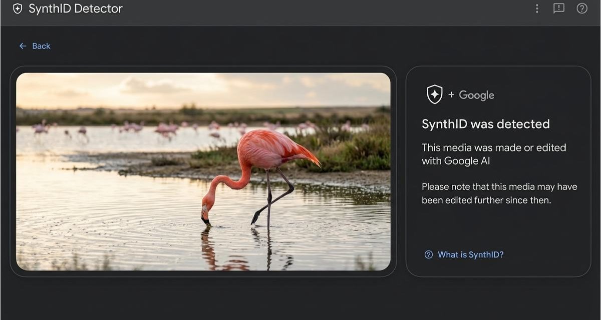 Qué es y cómo funciona el detector de IA Google SynthID