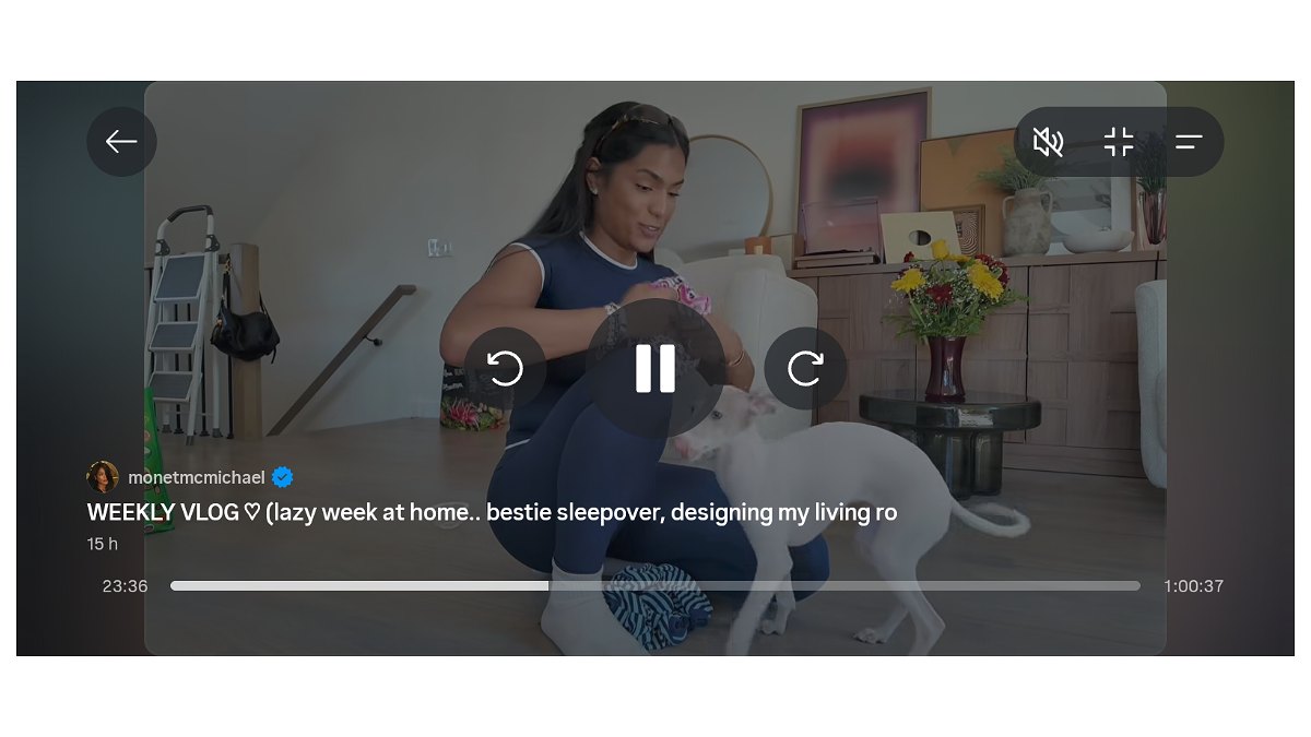 vídeos largos de Instagram para ver en el televisor