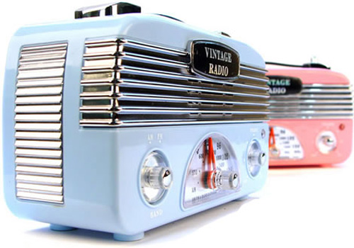 Vintage Style Radio: radio retro, pero con estilo