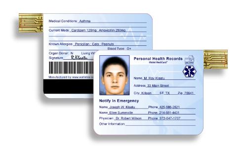 Walletex USB. Toda la información médica en una tarjeta